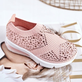 FRROCK Sportschuhe für Kinder mit Zirkonia Rosa Linda 1