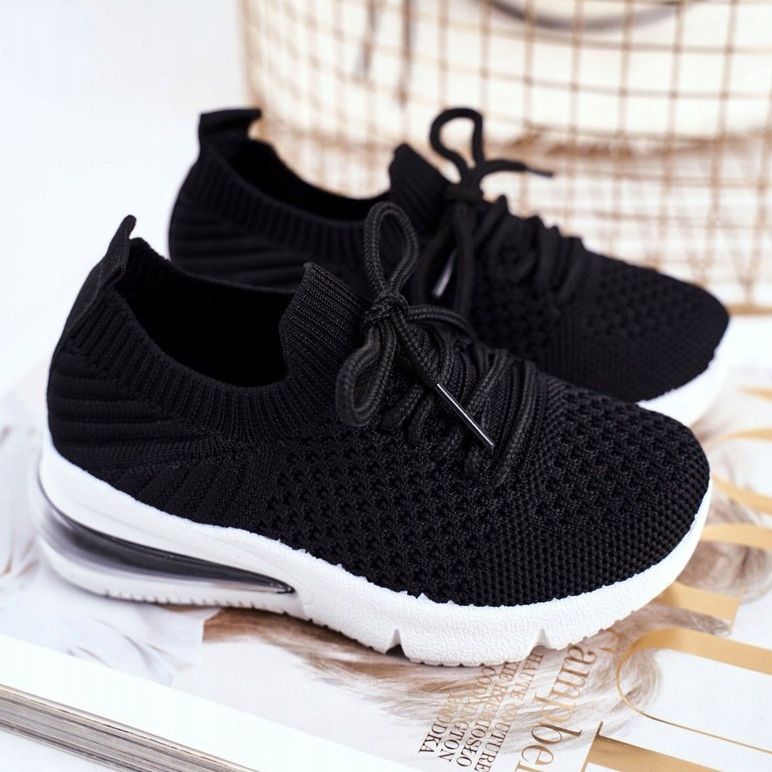 FRROCK Schwarze Lena Sportschuhe für Kinder 1
