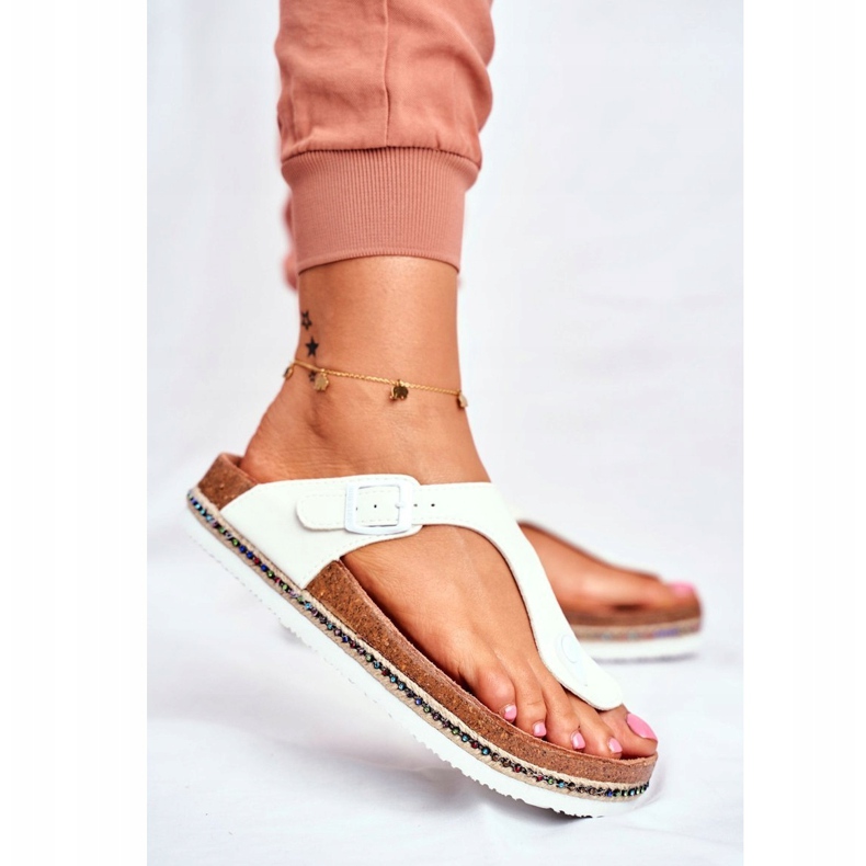 Damen Flip-Flops Big Star Weiß FF274631 1