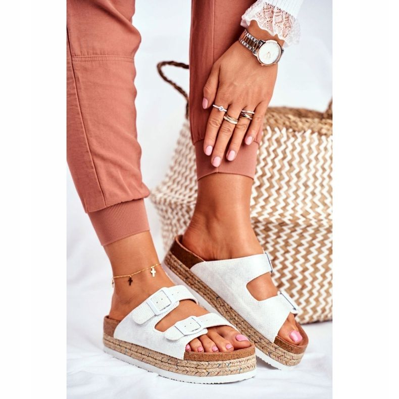 Damen Hausschuhe Big Star Weiß FF274665 1