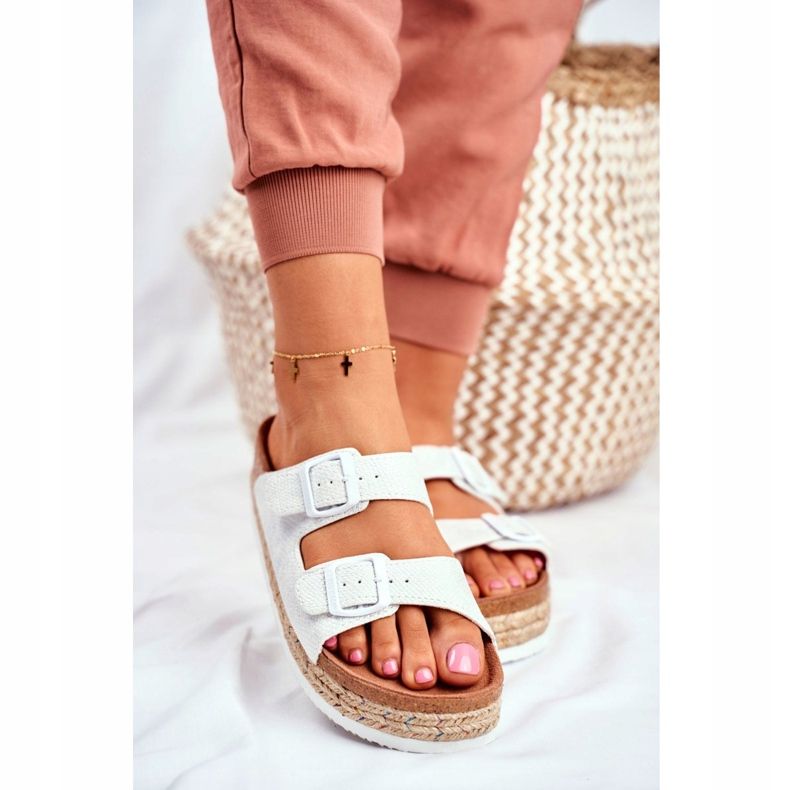 Damen Hausschuhe Big Star Weiß FF274665 2