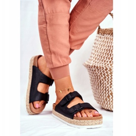 Damen Hausschuhe Big Star Schwarz FF274664 2