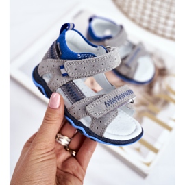 Bartek S.A. Kindersandalen für Jungen Bartek T-71824 / 76G grau 2