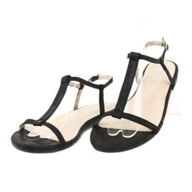 Schwarze Damensandalen Filippo DS1297 / 20 BK 2