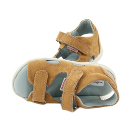 Klettsandalen Mazurek 314 camel mehrfarbig gelb 4
