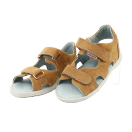 Klettsandalen Mazurek 314 camel mehrfarbig gelb 2