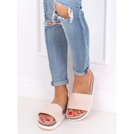 Beige Hausschuhe für Damen CK184P Beige 2