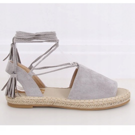 Graue Espadrilles für Damen BB25 Grau 1