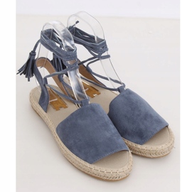 Blaue Damen Espadrilles BB25 Blau 1