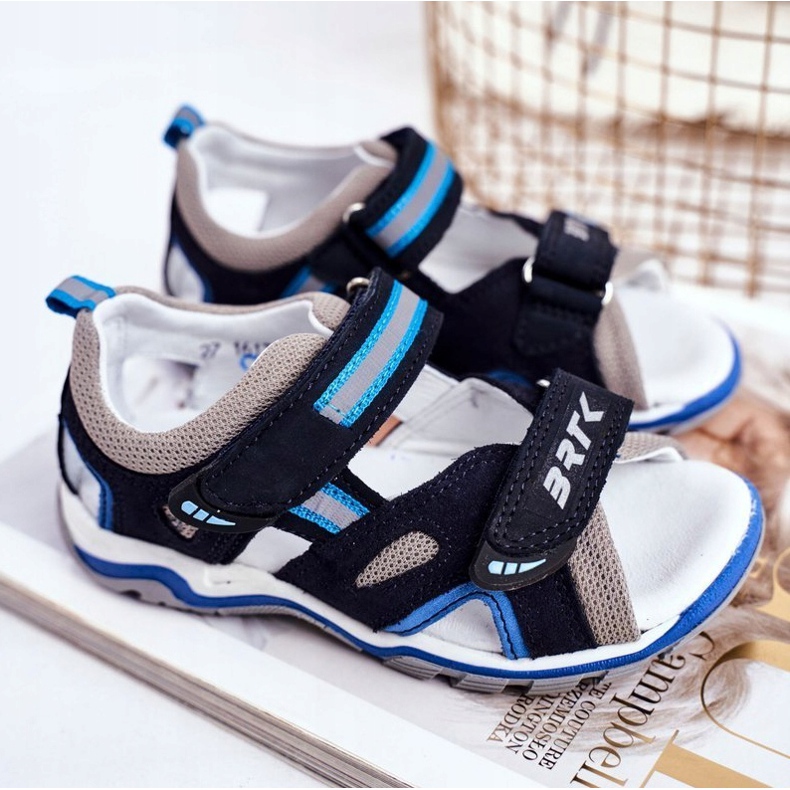 Bartek S.A. Kindersandalen für Jungen Prophylaktisch Bartek T-16176-7 / 0KP marineblau 2