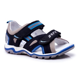 Bartek S.A. Kindersandalen für Jungen Prophylaktisch Bartek T-16176-7 / 0KP marineblau 1