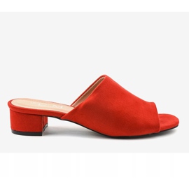 Rote Sandalen mit hohen Absätzen 77-91 2