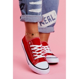 PS1 Klassische Sneakers für Damen Rot Omerta 2