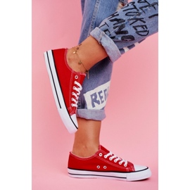 PS1 Klassische Sneakers für Damen Rot Omerta 3