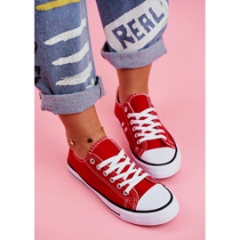 PS1 Klassische Sneakers für Damen Rot Omerta 5