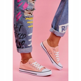 PS1 Damen Classic Omerta lachsfarbene Sneakers rosa 1