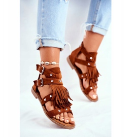 Boho Camel Balms Damen Sandalen braun 2