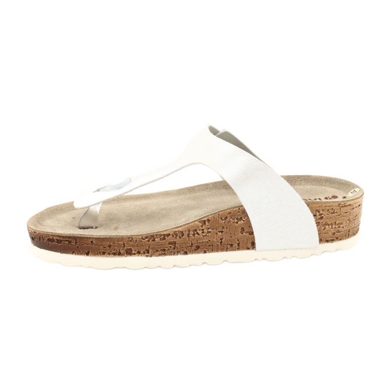 Anatomical Inblu NM020 anatomische Flip-Flops für Damen weiß 1