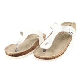 Anatomical Inblu NM020 anatomische Flip-Flops für Damen weiß 2