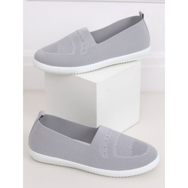 Graue graue Sneakers für Damen ZK097 Grigio 1