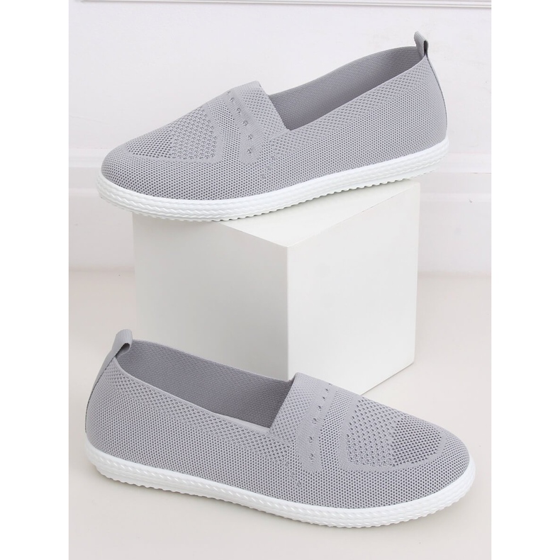 Graue graue Sneakers für Damen ZK097 Grigio 1