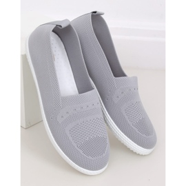Graue graue Sneakers für Damen ZK097 Grigio 2