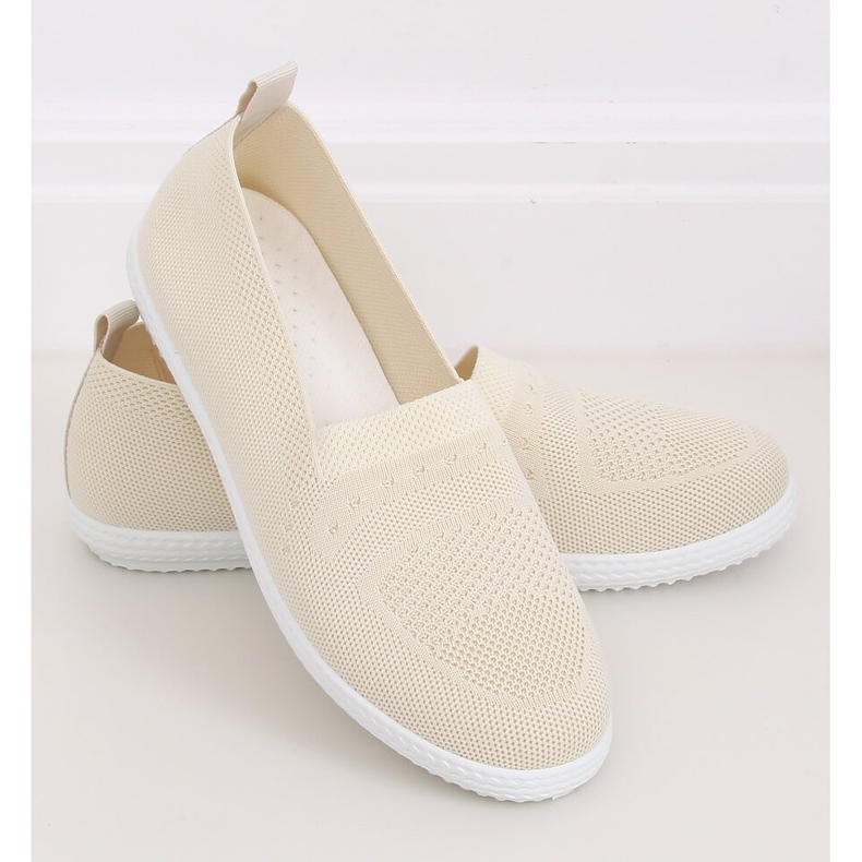 Beige Sneakers für Damen ZK097 Beige 1