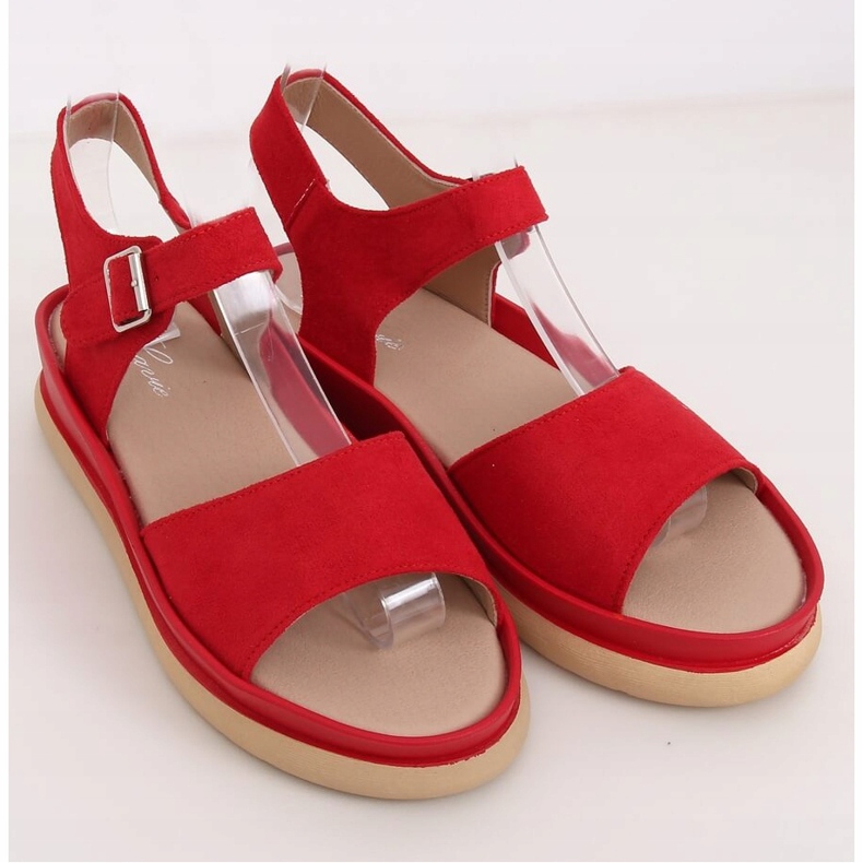 Rote Damensandalen YJ860 Rosoo 1