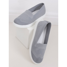 Graue graue Sneakers für Damen ZK069 Grigio 1