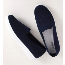 Marineblaue Turnschuhe ZK069 Blu 1
