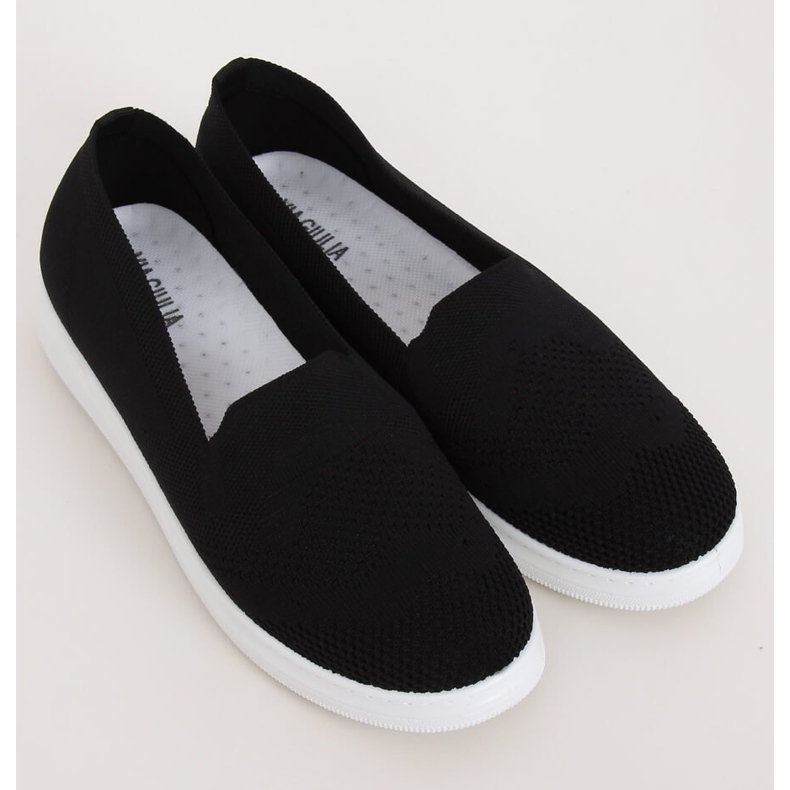 Schwarze Damen Sneaker ZK069 Nero 2