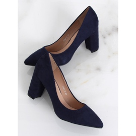 Pumps an der Säule, marineblau E08-12 Blau navy blau 2