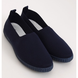 Marineblaue Damen Sneaker ZK118 Blu navy blau 1