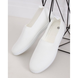 Weiße Damen Sneaker ZK118 Bianco 1