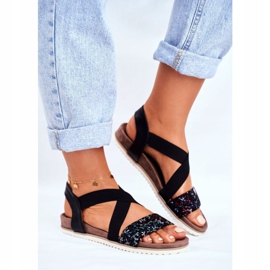 EVE Elegante Damen Sandalen Schwarz Morrin 1