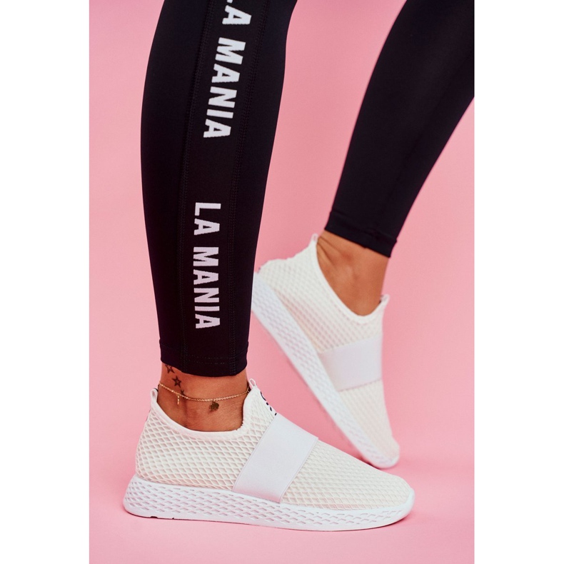 SEA Damen Sportschuhe Slip-on Hellweiß La Fiesta 1