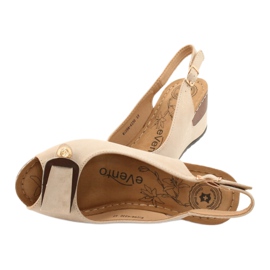Bequeme Keilsandalen Evento 8SD98-6230 beige 5