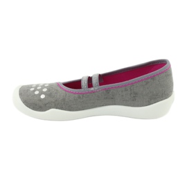 Befado Kinderschuhe 116Y252 rosa grau 3