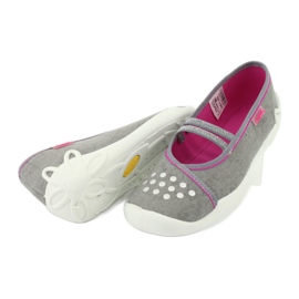 Befado Kinderschuhe 116Y252 rosa grau 5