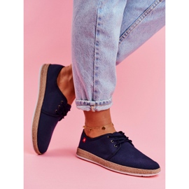 Damen Espadrilles Big Star Marineblau FF276042 2