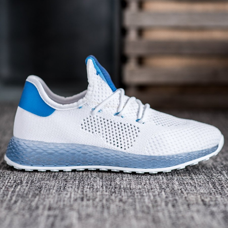 SHELOVET Weiße durchbrochene Sneakers 2