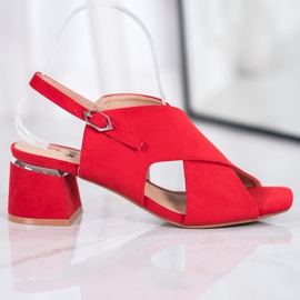 Kylie Stilvolle rote Sandalen 2