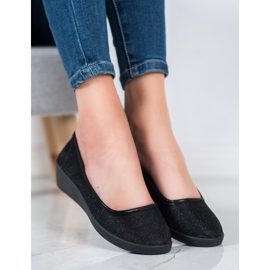 Lgm Schwarze Ballerina mit Glitzer 1