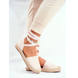 PS1 Damen Espadrilles, Leinen gebunden, Beige Bonjour 1