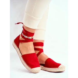 SEA Damen Espadrilles, Leinen gebunden, Rot Bonjour 1