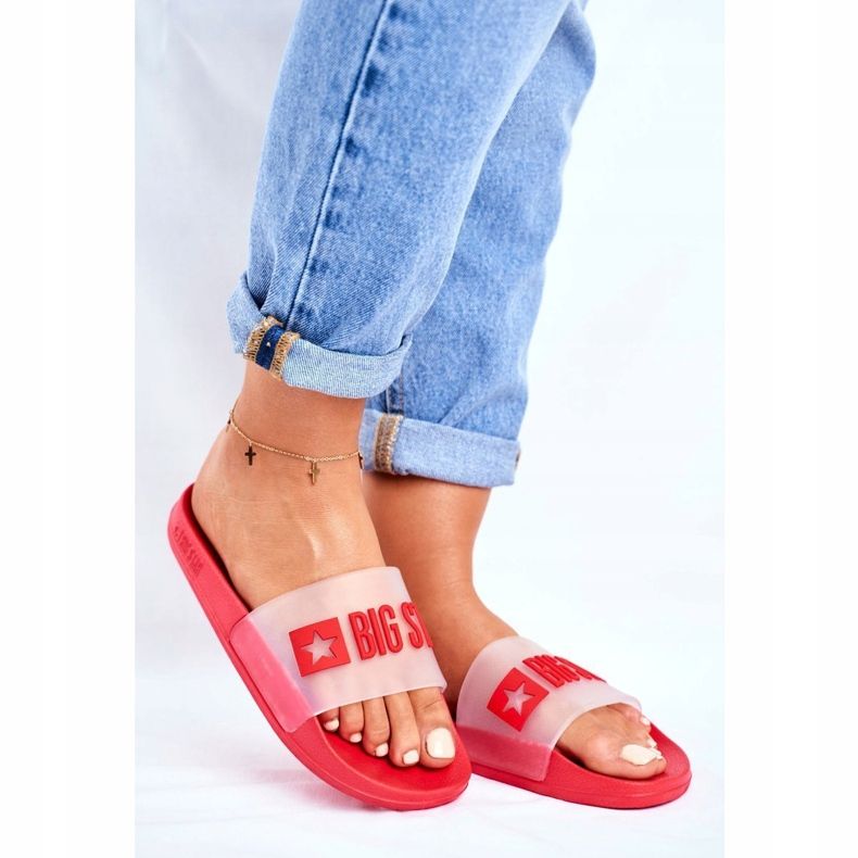 Damen Hausschuhe Big Star Rot FF274A202 1