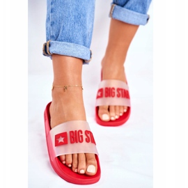 Damen Hausschuhe Big Star Rot FF274A202 2