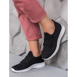 SHELOVET Schwarze durchbrochene Schuhe 2