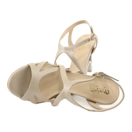 Damen Sandalen Beige Perle Espinto S339 / 32 4