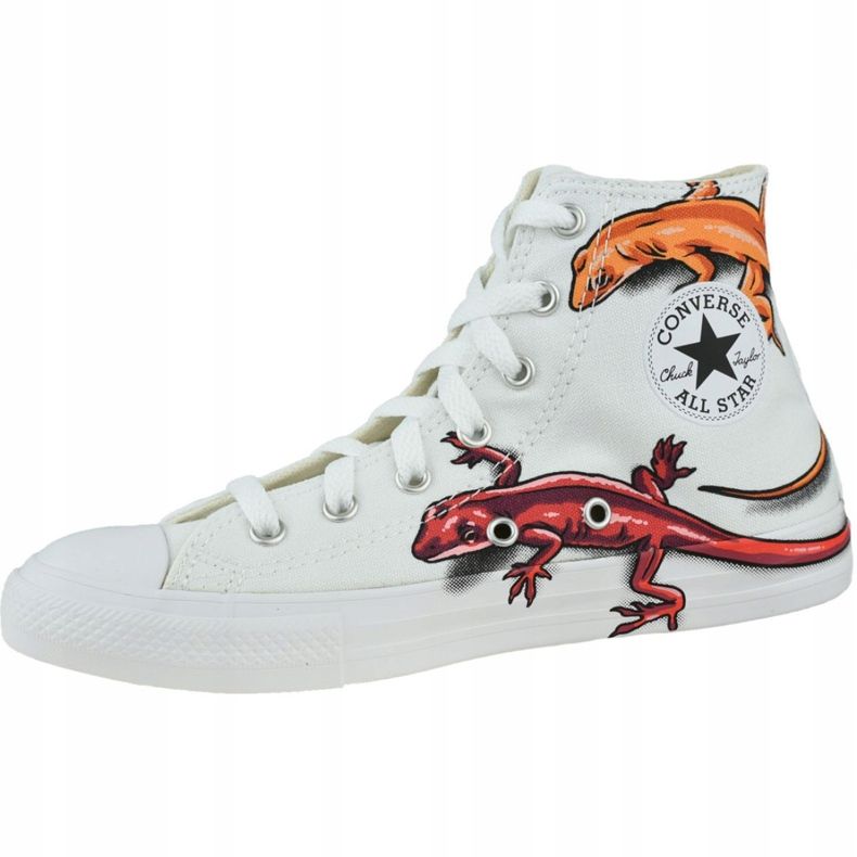 Converse Lizards Chuck Taylor All Star High Kinder 667943C weiß grau 1